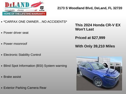 Used 2024 Honda CR-V EX image 2