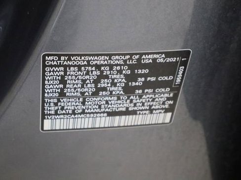 Used 2021 Volkswagen Atlas SE image 23