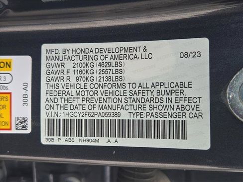 Certified 2023 Honda Accord EX-L image 25