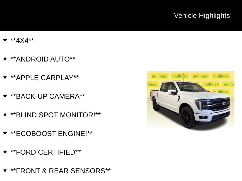 Used 2026 Ford F150 Lariat w/ Equipment Group 501A Mid AWD/4WD image 13