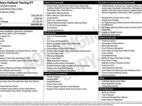 Used 2023 Subaru Outback Touring XT image 2