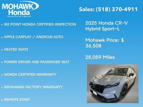 Certified 2025 Honda CR-V Sport-L image 16