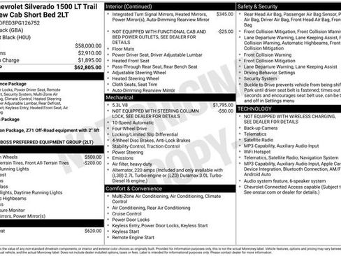 Certified 2023 Chevrolet Silverado 1500 LT Trail Boss AWD/4WD image 2