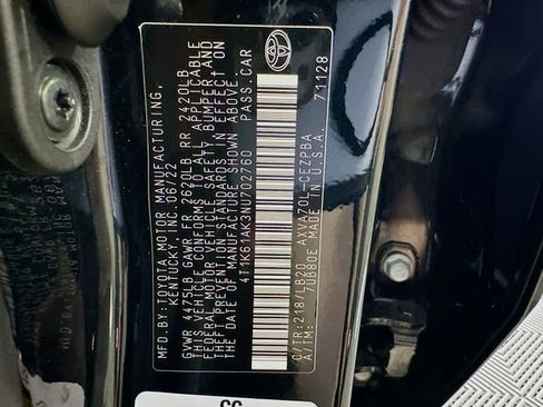 Certified 2022 Toyota Camry XSE FWD image 29