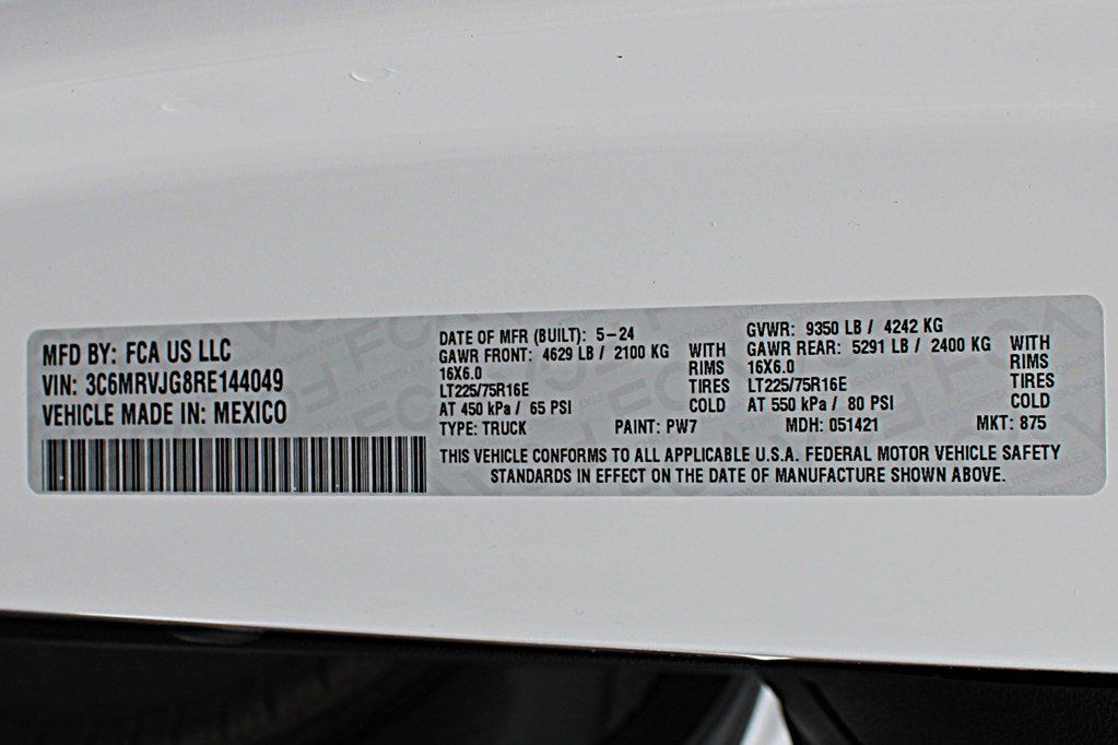 Used 2024 RAM ProMaster 3500 w/ Quick Order Package 22G SLT FWD image 25