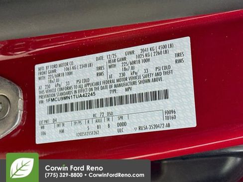 New 2026 Ford Escape ST-Line w/ Tech Pack #1 AWD/4WD image 33