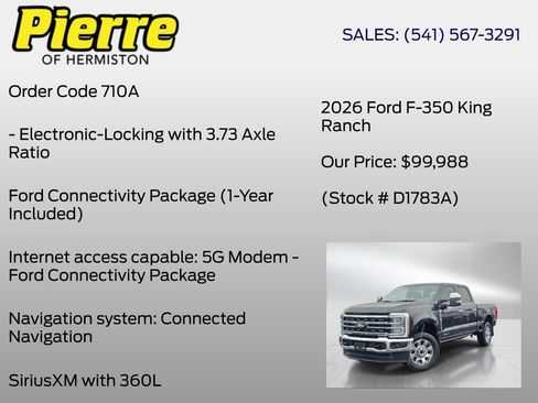 Certified 2026 Ford F350 King Ranch w/ Chrome Package AWD/4WD image 20