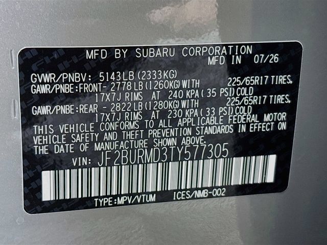 New 2026 Subaru Outback Wilderness AWD/4WD image 33