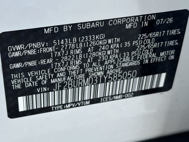 New 2026 Subaru Outback Wilderness AWD/4WD image 34