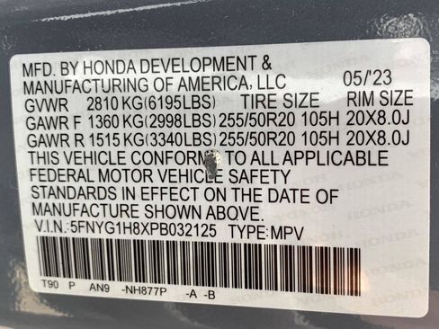 Certified 2023 Honda Pilot Elite image 55