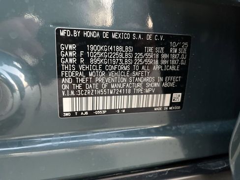 Used 2026 Honda HR-V Sport image 11