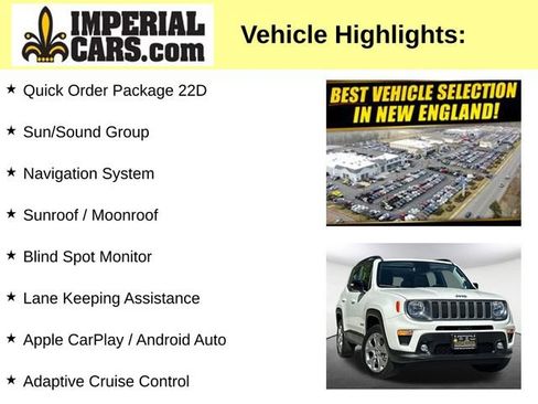 Used 2023 Jeep Renegade Limited w/ Sun/Sound Group AWD/4WD image 8