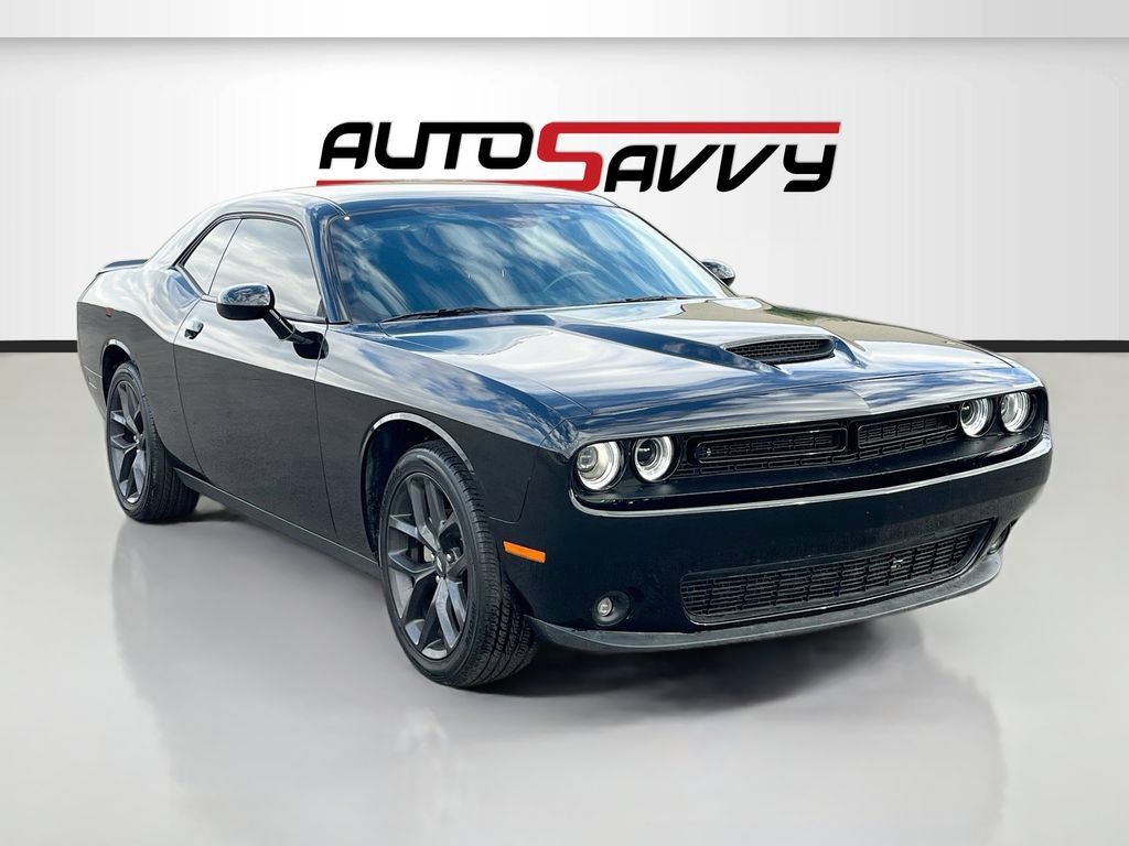 Used 2023 Dodge Challenger SXT w/ Blacktop Package RWD image 1