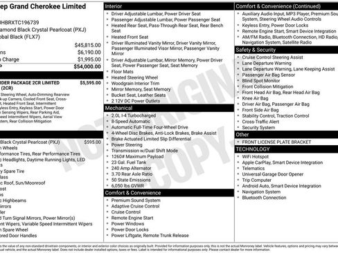 New 2026 Jeep Grand Cherokee Limited AWD/4WD image 21