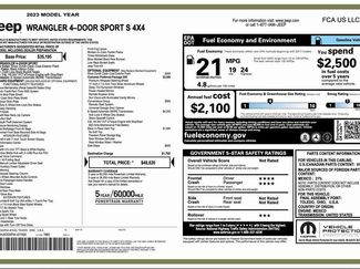 Certified 2023 Jeep Wrangler Sport S video 2