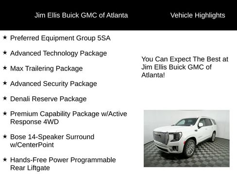 Certified 2023 GMC Yukon Denali w/ Denali Reserve Package image 5