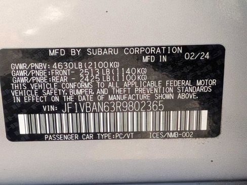 Used 2024 Subaru WRX Limited image 37