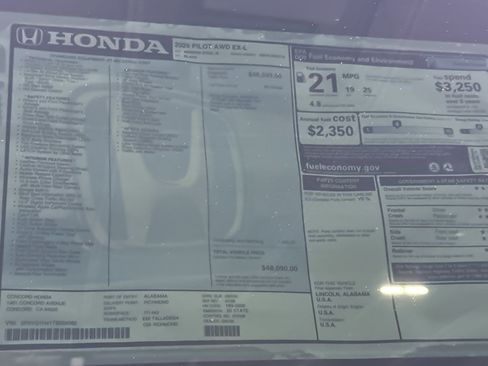 New 2026 Honda Pilot EX-L image 36