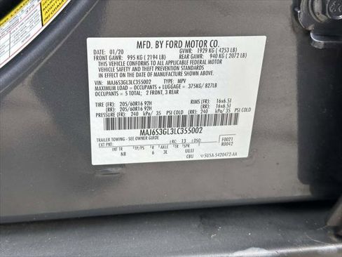 Used 2020 Ford EcoSport SE w/ SE Convenience Package image 13