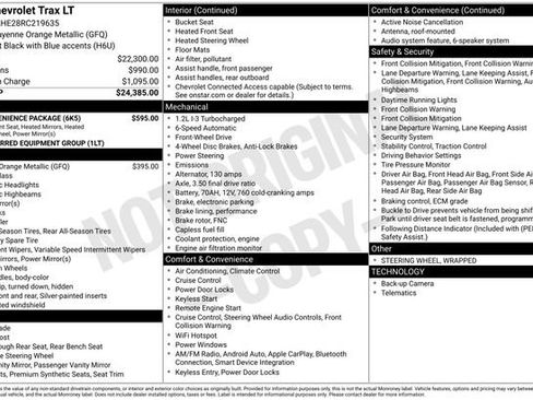 Used 2024 Chevrolet Trax LT w/ LT Convenience Package FWD image 28