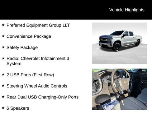 Used 2019 Chevrolet Silverado 1500 LT w/ Convenience Package AWD/4WD image 8