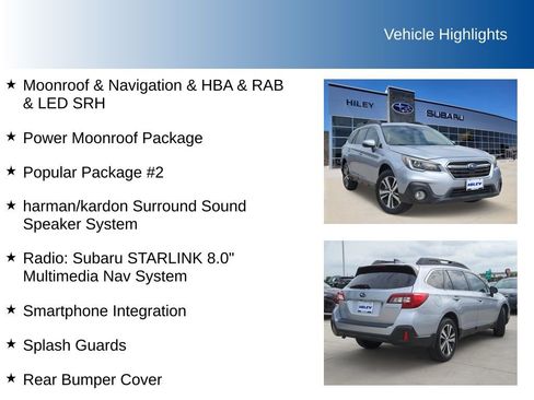Used 2019 Subaru Outback 2.5i Limited w/ Popular Package #2 AWD/4WD image 5