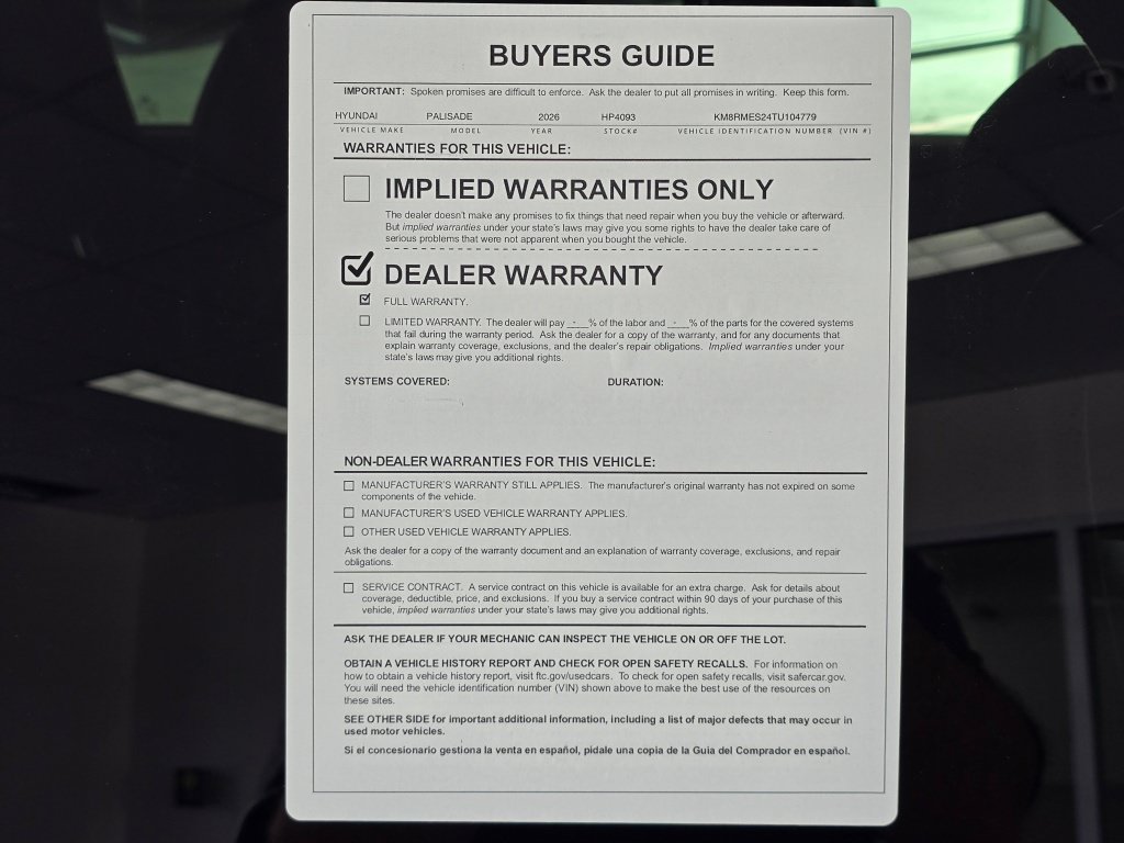 Used 2026 Hyundai Palisade Calligraphy AWD/4WD image 46