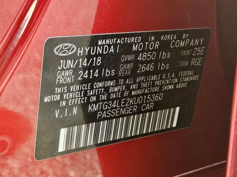 Used 2019 Genesis G70 3.3T Dynamic image 35