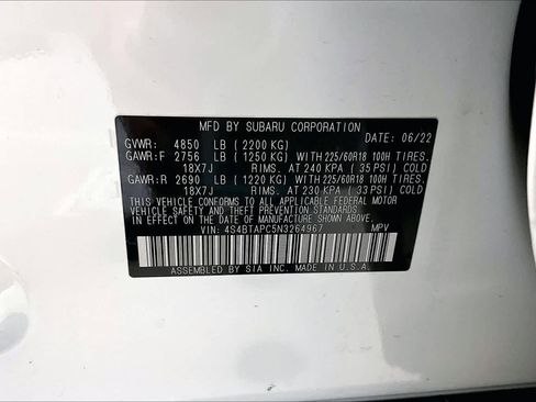 Used 2022 Subaru Outback Touring image 18