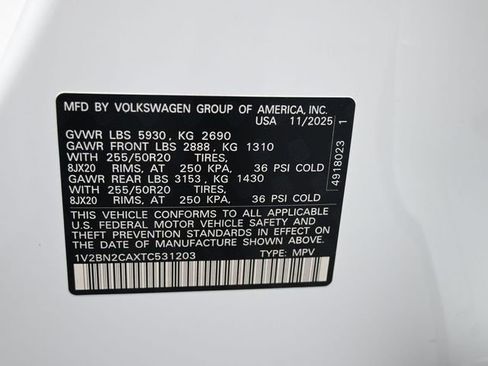 New 2026 Volkswagen Atlas SEL image 20