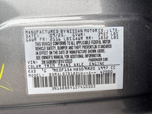 Certified 2025 Nissan Sentra S FWD image 16