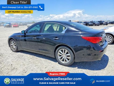 Used 2014 INFINITI Q50 Premium w/ Navigation Package AWD/4WD image 3