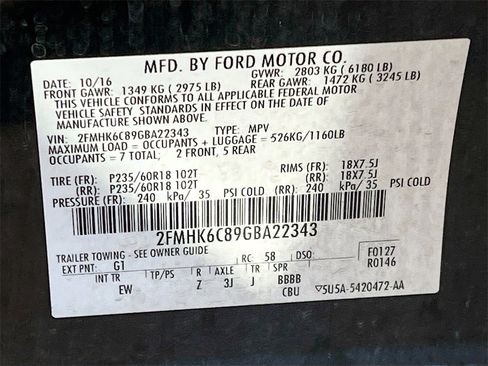Used 2016 Ford Flex SEL image 29