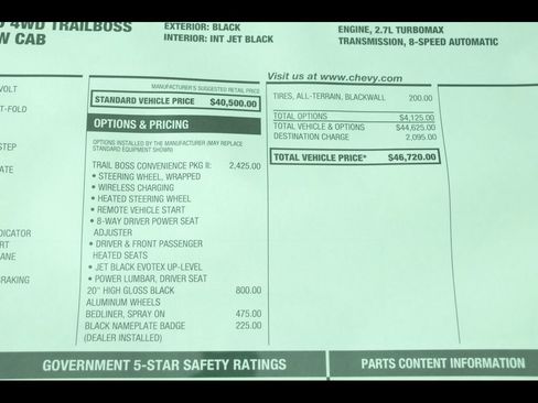 New 2026 Chevrolet Colorado Trail Boss AWD/4WD image 25