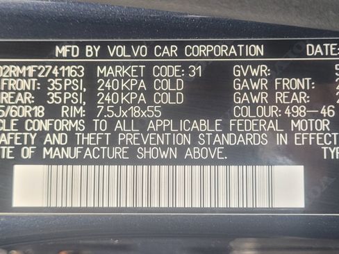 Used 2015 Volvo XC60 T6 Platinum w/ Climate Package image 36