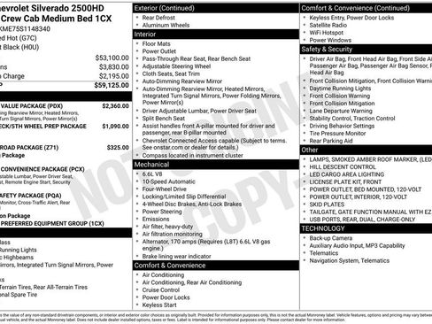 Used 2025 Chevrolet Silverado 2500 Custom w/ Custom Value Package AWD/4WD image 21