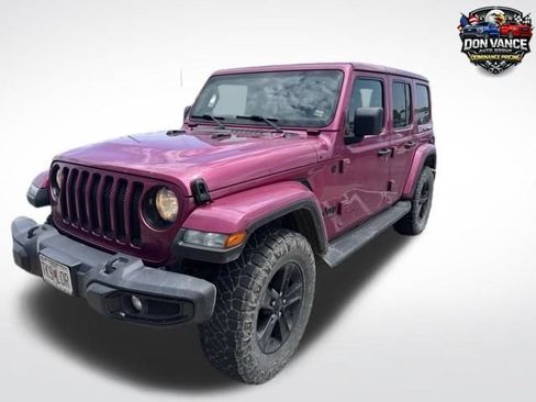Used 2021 Jeep Wrangler Unlimited Sahara AWD/4WD image 1