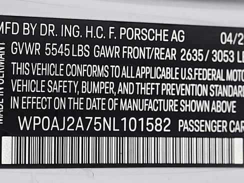 Certified 2022 Porsche Panamera Platinum Edition image 29