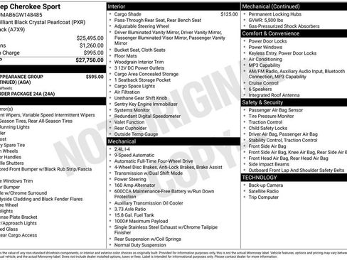 Used 2016 Jeep Cherokee Sport image 30