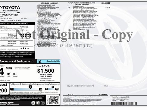 Used 2021 Toyota Corolla XSE w/ Carpet Mat Package (TMS) image 4