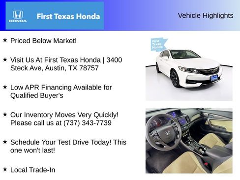 Used 2017 Honda Accord EX-L image 5