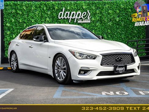 Used 2018 INFINITI Q50 Luxe w/ Cargo Package (L95) RWD image 3