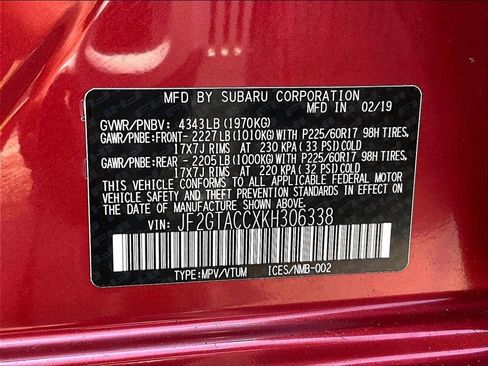 Used 2019 Subaru Crosstrek 2.0i Premium AWD/4WD image 34