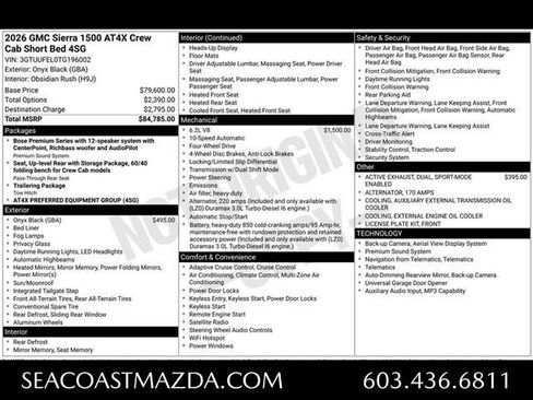 Used 2026 GMC Sierra 1500 AT4X AWD/4WD image 5