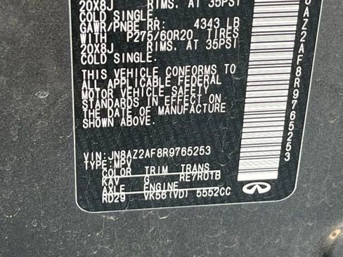 Used 2024 INFINITI QX80 Luxe image 38