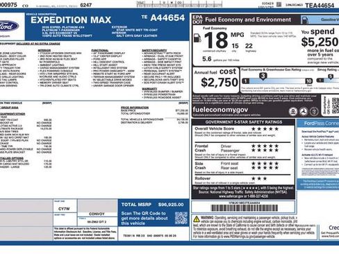 New 2026 Ford Expedition Max Platinum w/ Platinum Ultimate Package AWD/4WD image 26