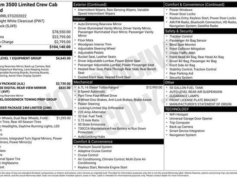 Used 2026 RAM 3500 Limited AWD/4WD image 61