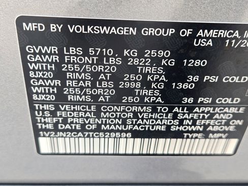 New 2026 Volkswagen Atlas SE image 21