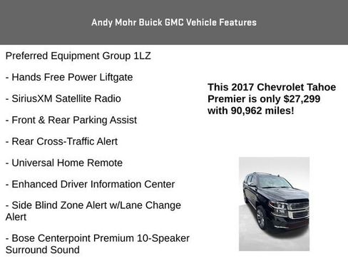 Used 2017 Chevrolet Tahoe Premier image 16