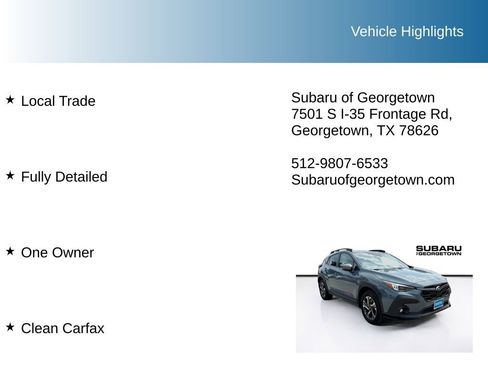 Certified 2024 Subaru Crosstrek 2.0i Premium AWD/4WD image 10